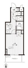 エフシティ亀戸の間取り画像