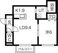PRIME北広島(プライム北広島)の間取り画像