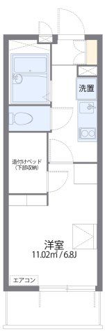 レオパレス東蟹屋の間取り画像