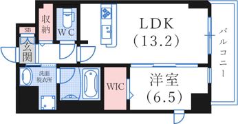 INICIO甲南山手の間取り画像