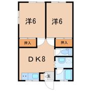 ハイツ果林の間取り画像