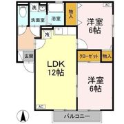 セジュール和泉Ⅱ B棟の間取り画像