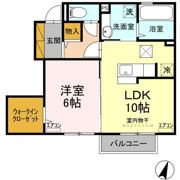 シュタットみどりの Aの間取り画像