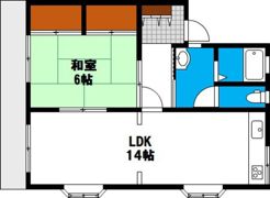 シティパレス西崎の間取り画像