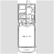 ホワイトキャッスル遠見塚14番館の間取り画像