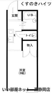 くすのきハイツの間取り画像