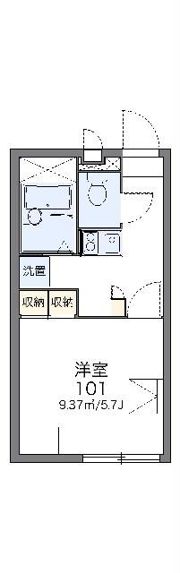 レオパレスアマポーラの間取り画像