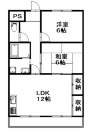 ビューハイツMの間取り画像