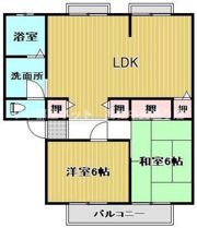 サンビレッジ六番街A棟の間取り画像