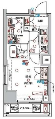 ラクラス横浜の間取り画像