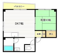 フォンテーヌNo.5の間取り画像