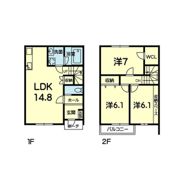 JP TOWN B棟の間取り画像