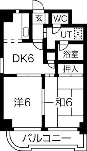 エレガントパレス守山の間取り画像