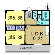ヒルトップハイツの間取り画像