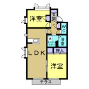 ラフォーレ柊の間取り画像