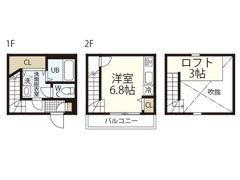 Duplest Orange Ⅲ(仮称DUPLEST祇園)の間取り画像