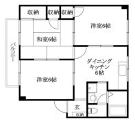 シティーハイツミトモの間取り画像