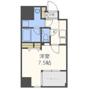 レジディア江戸堀の間取り画像