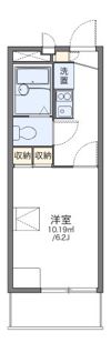 レオパレスカーサ エス・コットの間取り画像