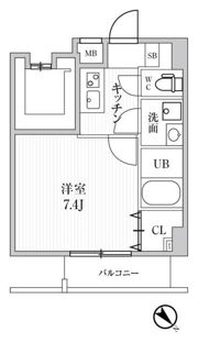 ALTERNA池袋EASTの間取り画像