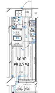 レガリス亀戸の間取り画像