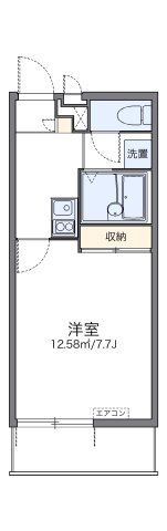 レオパレスわたうちの間取り画像