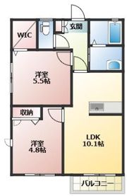 シャーメゾンKEIの間取り画像