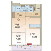 アンソレイエの間取り画像