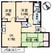 グリーンハイツ B棟の間取り画像