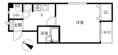 コーポこま Ⅲの間取り画像