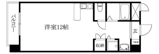 コスモスハイツ道後の間取り画像
