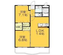 Maple Court弐番館の間取り画像