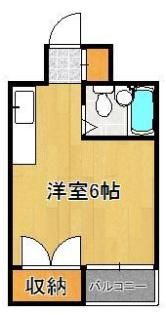 コーポえなみの間取り画像