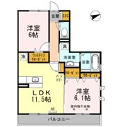 レジデンス葛西の間取り画像