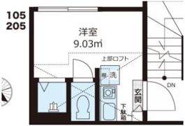 QUQURI北新宿の間取り画像