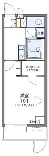 レオパレスMINAMIⅢの間取り画像