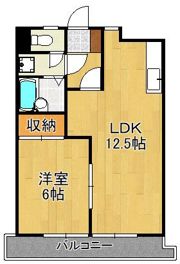 シャトレ岸の浦の間取り画像