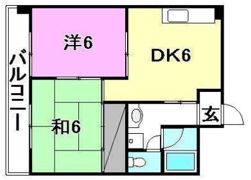 東一万ビルの間取り画像