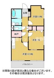 ロイヤルハイツ登呂の間取り画像