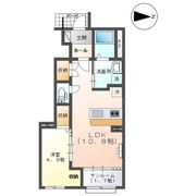 富山市高木新築アパート工事の間取り画像