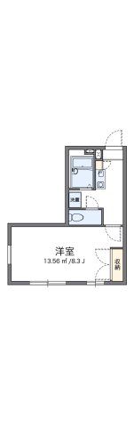 レオパレス麻生の間取り画像