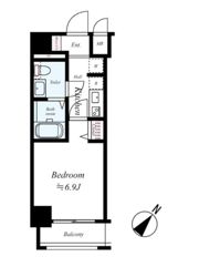 Rising place 桜木町二番館の間取り画像