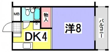 ベルメゾン田方の間取り画像