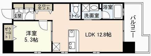 ルーベル楠木の間取り画像