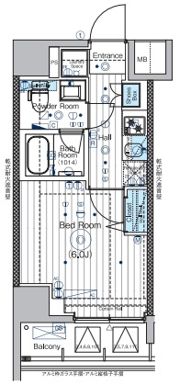 MAXIV横浜吉野町TREの間取り画像