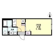ベイルームハイム大和中央Bの間取り画像