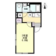ベイルームハイム大和中央Aの間取り画像