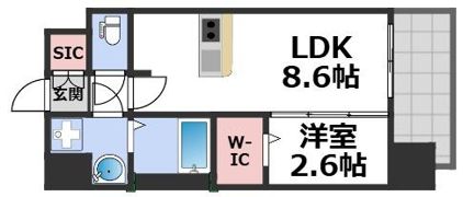 ファステート東大阪アダマスの間取り画像
