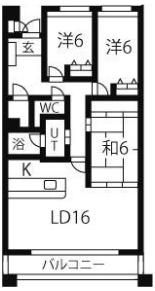 アルカディアⅥ(6)の間取り画像