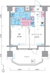 GENOVIA南千住Ⅴskygardenの間取り画像